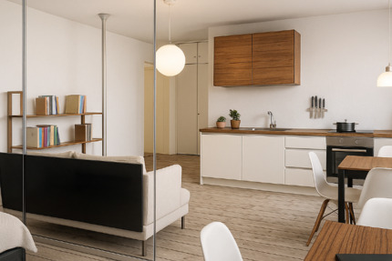 4-Zi Wohnung mit Balkon mit Blick zur Innenstadt I Hochwertig & modern im Neubau wohnen 4 zimmer