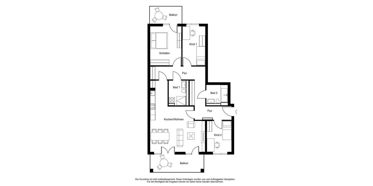 Etagenwohnung Berlin Siemensstadt - 4 Zimmer, 112 m&sup2;, 1.830&euro; | Angebot:26855725