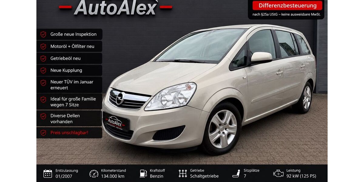 Opel Zafira 134.000 km 3.990 &euro; Wandlitz 16348