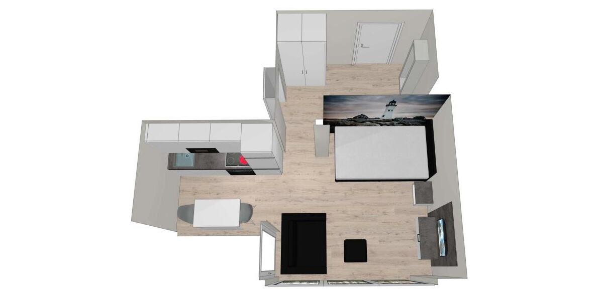 Einfamilienhaus Offenbach am Main - 1 Zimmer, 33 m&sup2;, 850&euro; | Angebot:26374365
