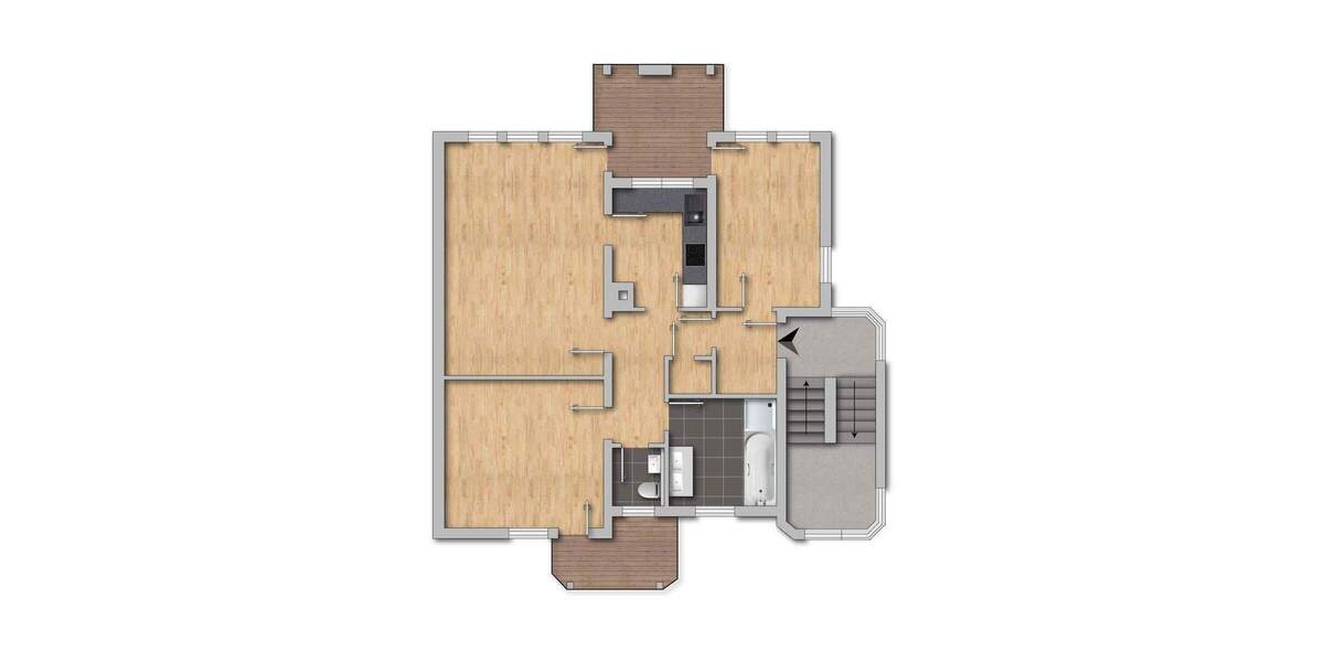 Etagenwohnung Roth - 3 Zimmer, 85 m&sup2;, 280.000&euro; | Angebot:25166195