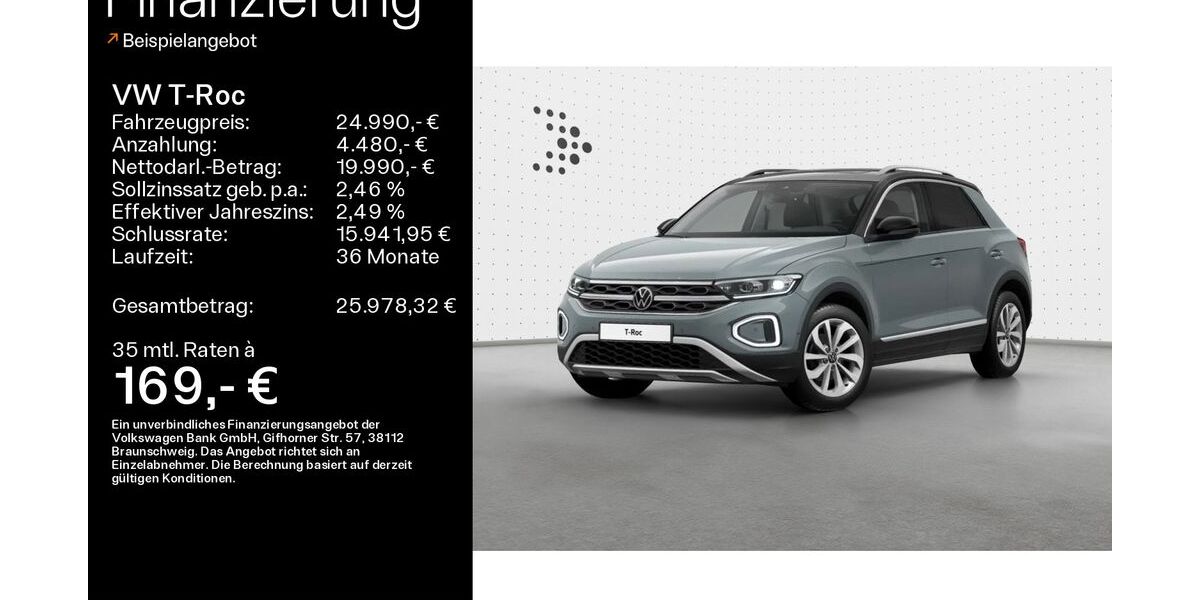 VW T-Roc 51.500 km 24.490 &euro; Bad Kissingen 97688