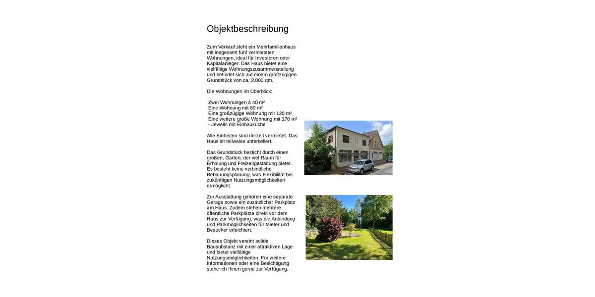 Mehrfamilienhaus, Wohnhaus Großenkneten - 280.000&euro; | Angebot:21704678