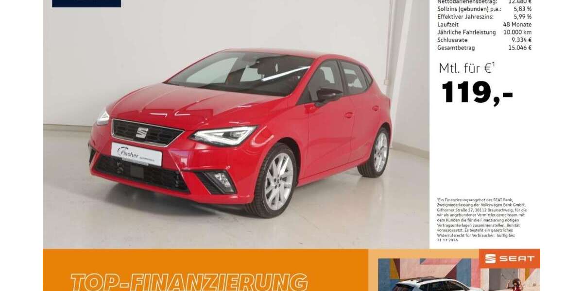 Seat Ibiza 30.793 km 16.280 &euro; Amberg 92224