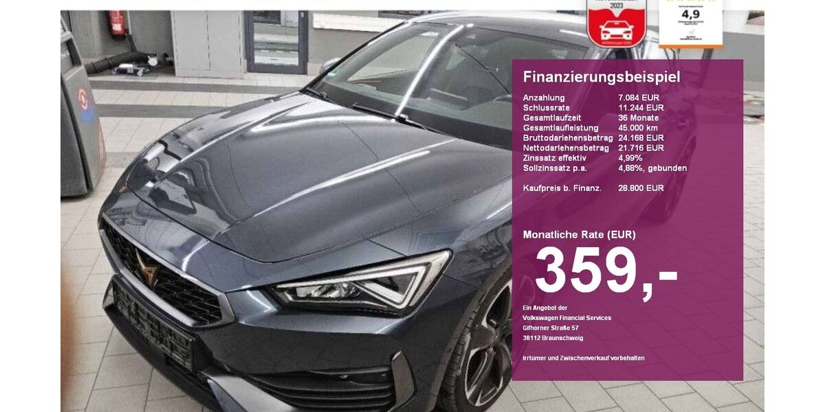 Cupra Leon 35.300 km 28.800 &euro; Albbruck 79774