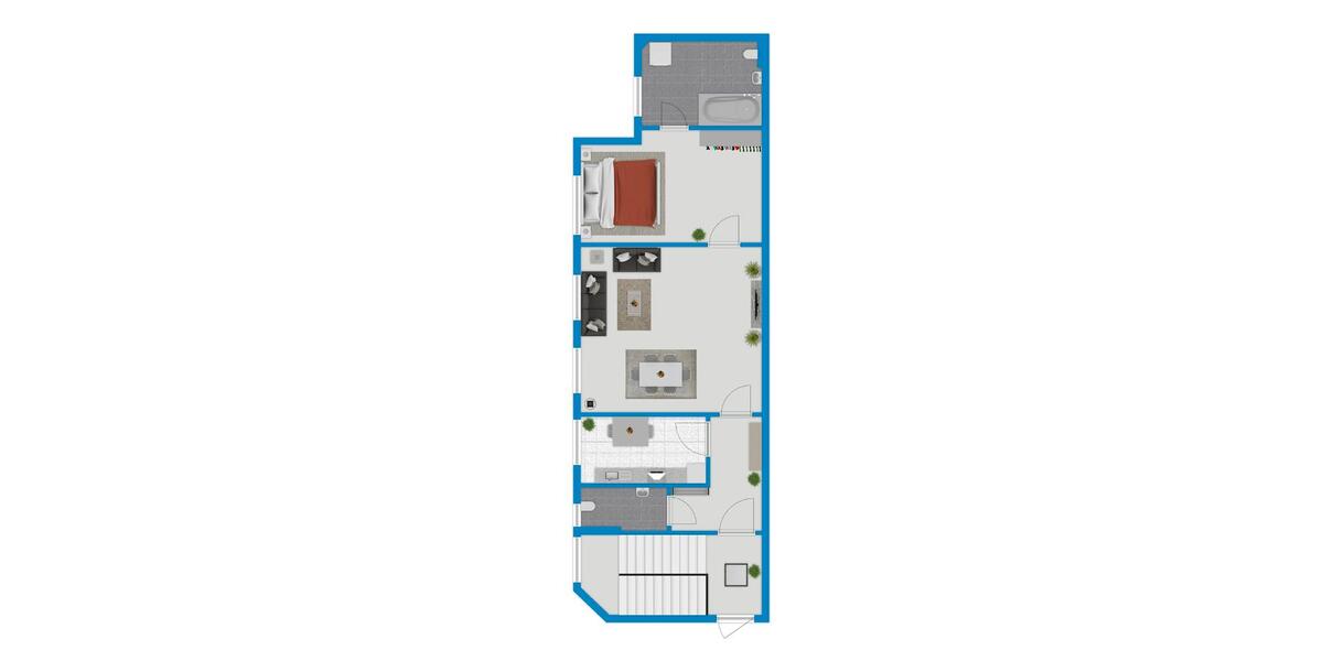 Dachgeschoßwohnung Halle (Saale) Damaschkestraße - 2 Zimmer, 53 m&sup2;, 450&euro; | Angebot:26251266