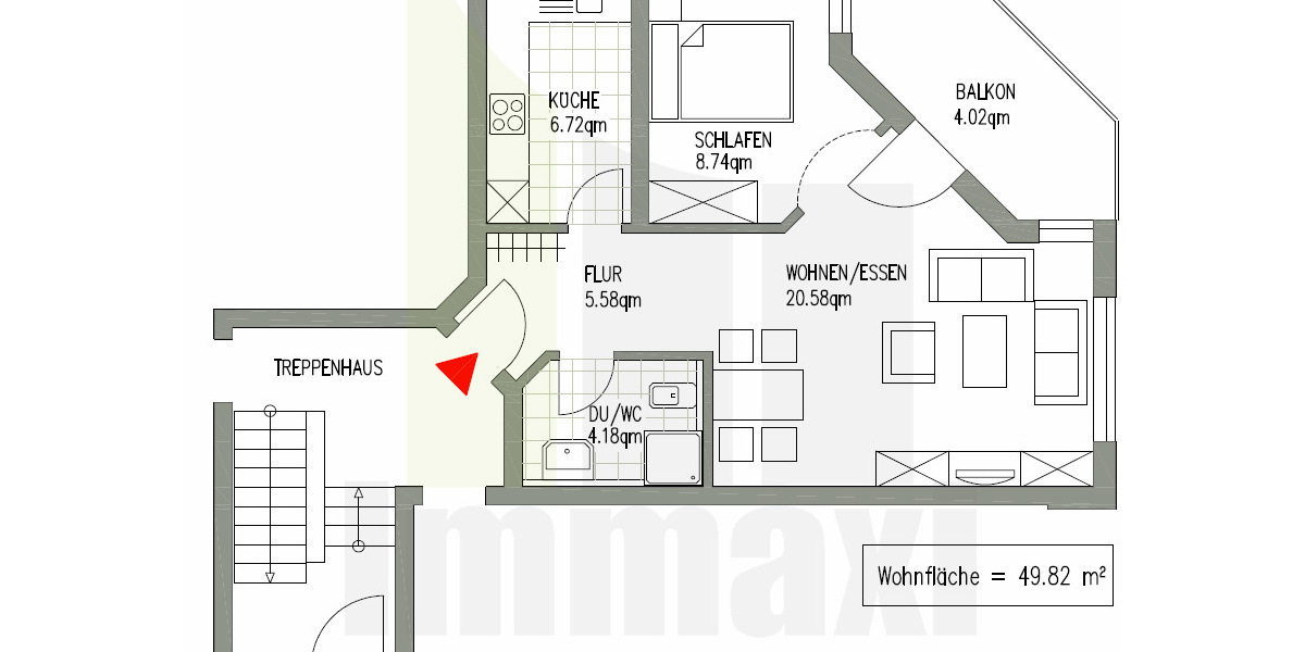 AB 01.07.2026 + MARKKLEEBERG + 2 ZIMMER + ERDGESCHOSS + BALKON - Erdgeschoßwohnung Markkleeberg Großstädteln | Angebot:26442095