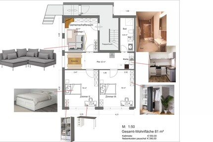 Helles WG-Zimmer für Studentin / weibl. Azubi in Schwelm - Haus Schwelm Loh | Angebot:24474436