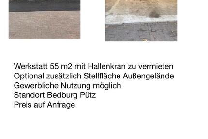 Halle Werkstatt, gewerbliche Nutzung möglich, incl Hallenkran zimmer