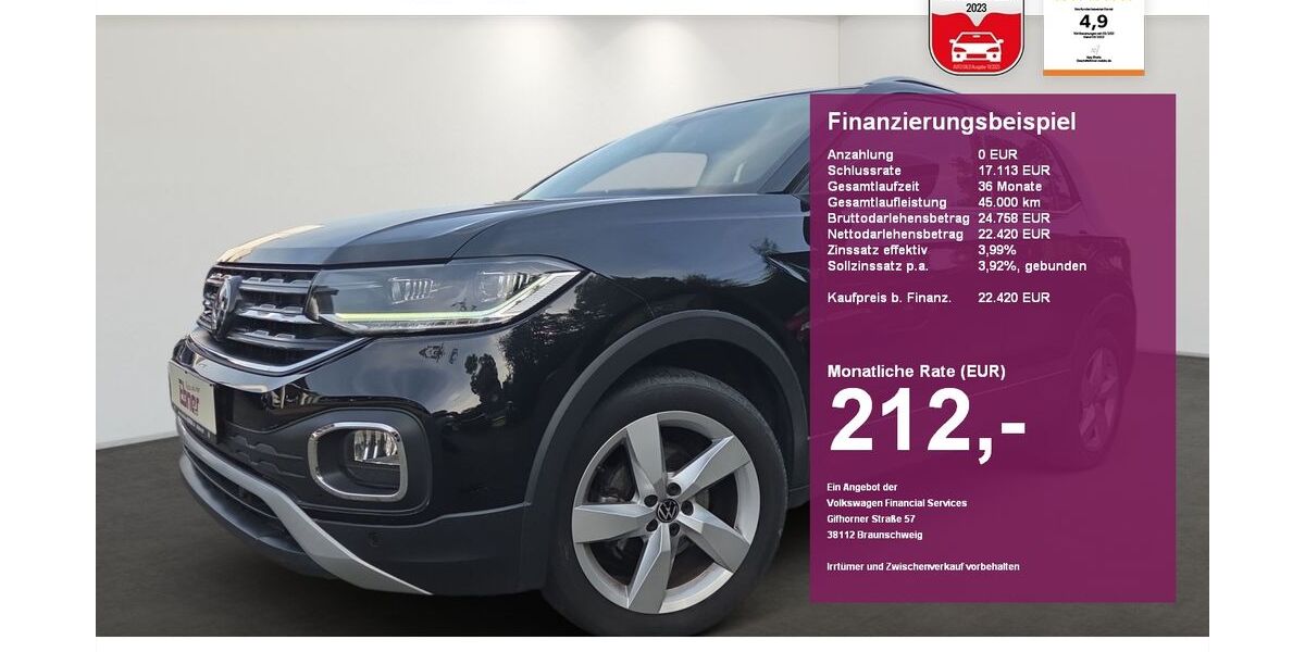 VW T-Cross 21.900 km 22.420 &euro; Albbruck 79774