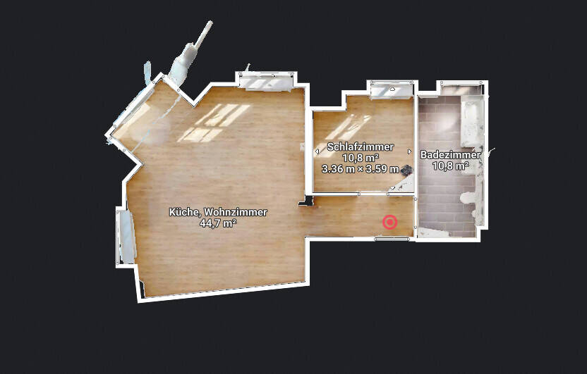 Etagenwohnung Magdeburg / Stadtfeld West Stadtfeld West - 2 Zimmer, 65 m&sup2;, 460&euro; | Angebot:26364098