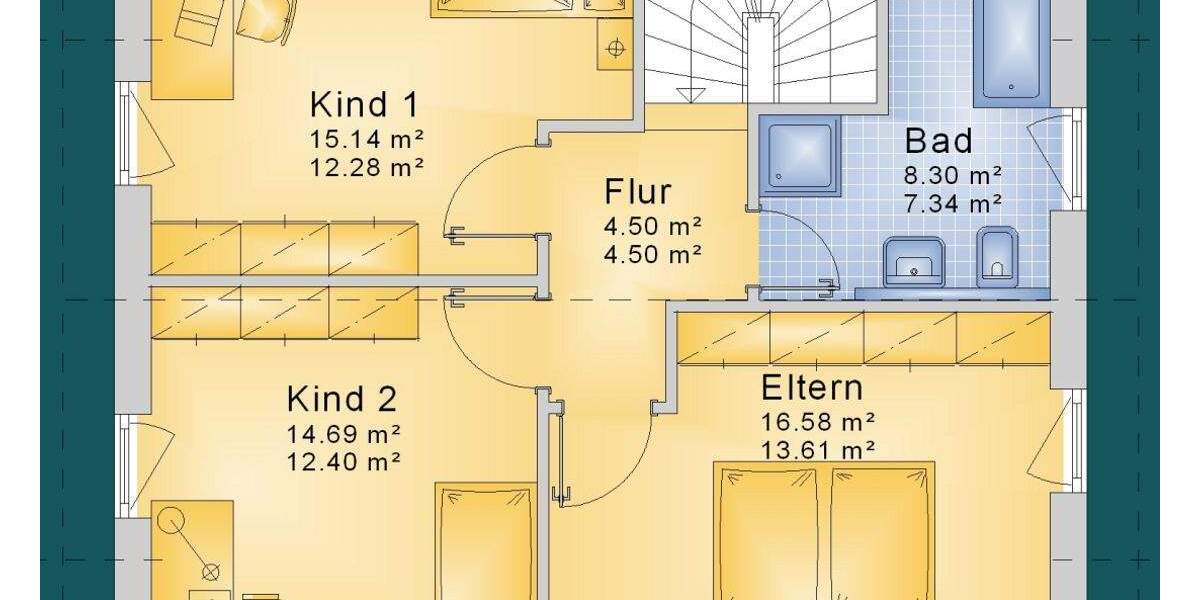 Einfamilienhaus Wagenfeld - 4 Zimmer, 110 m&sup2;, 329.900&euro; | Angebot:25705212