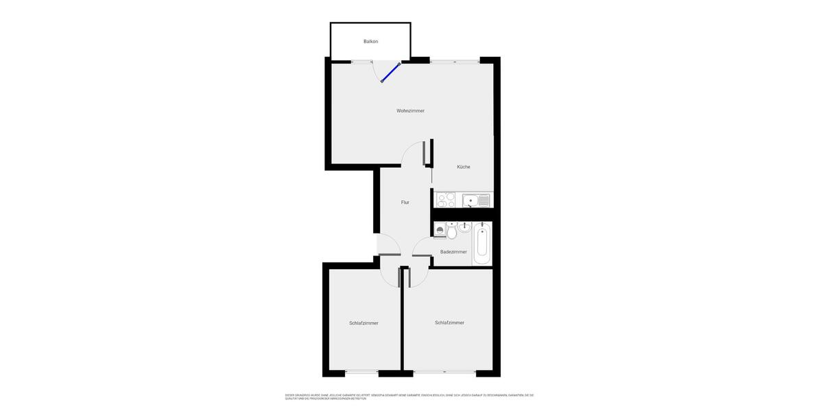 Etagenwohnung Eisleben (Lutherstadt) - 3 Zimmer, 57 m&sup2;, 300&euro; | Angebot:26235245