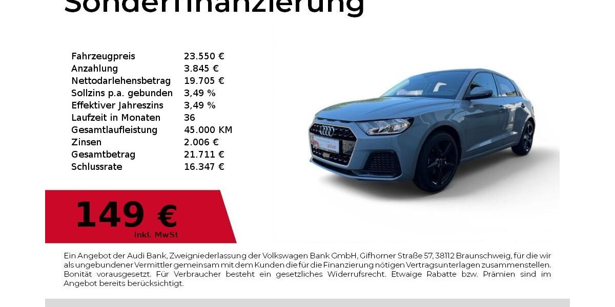 Audi A1 11.423 km 23.550 &euro; Dessau-Roßlau 06844