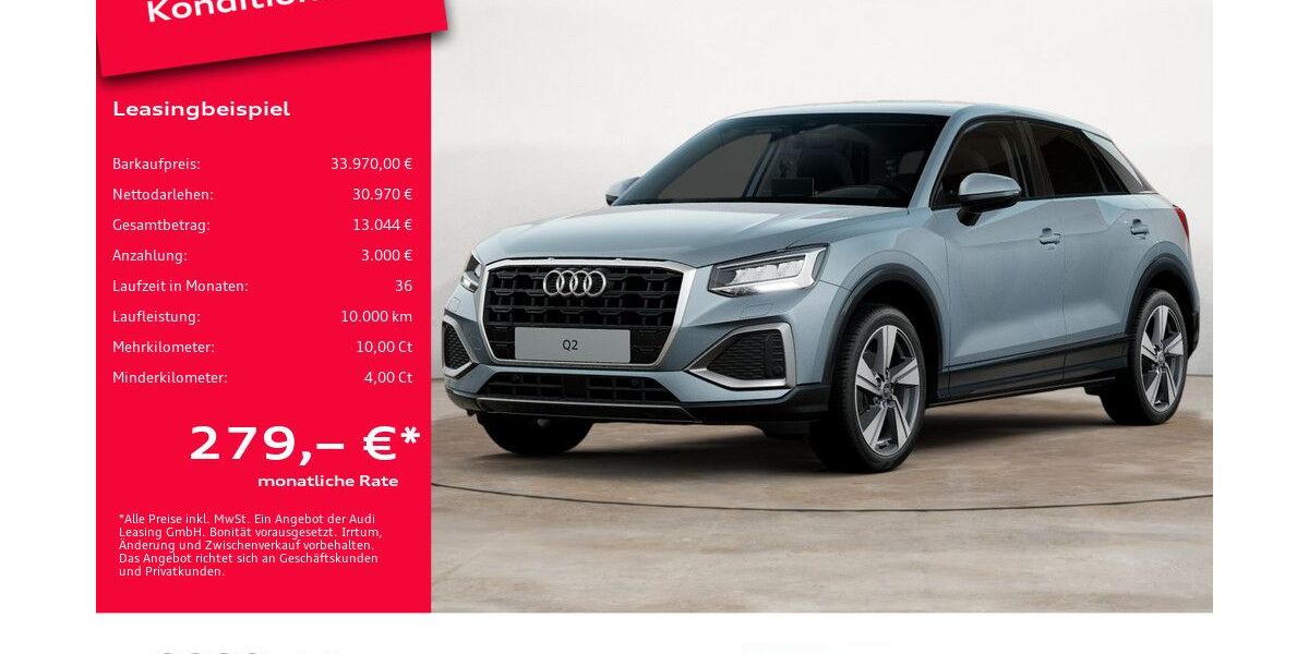 Audi Q2 9.550 km 33.970 &euro; Potsdam 14482