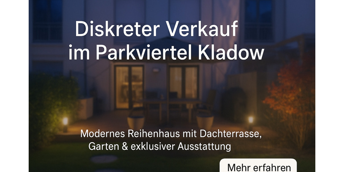 Modernes Reihenmittelhaus mit Garten, Dachterrasse & exklusiver Ausstattung im Parkviertel Kladow 5 zimmer