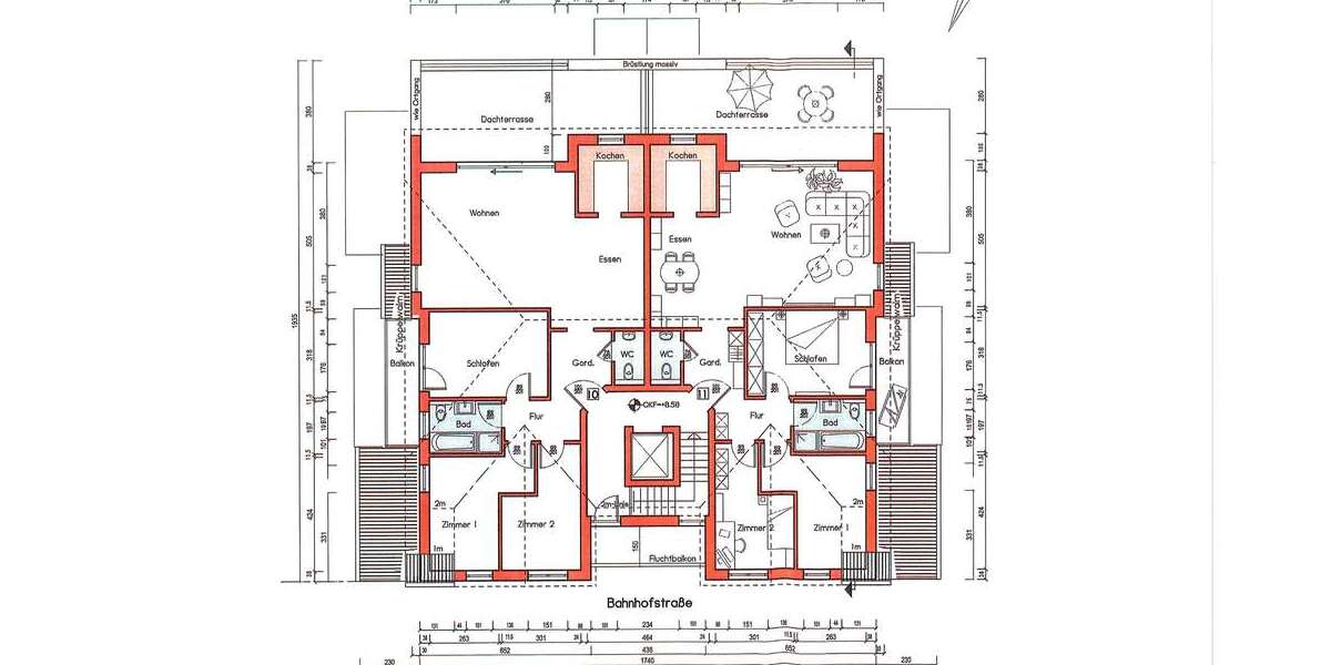 Etagenwohnung Obertshausen - 4 Zimmer, 117 m&sup2;, 1.640&euro; | Angebot:25126657