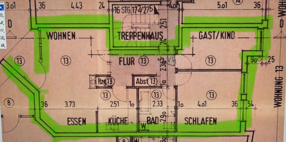 3-Zimmerwohnung, HusumSchlossgang zum 1.2.26 zu vermieten 3 zimmer