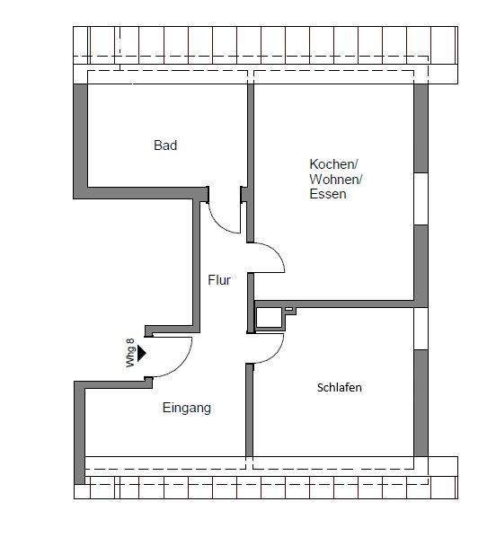 Dachgeschoßwohnung Bühl - 2 Zimmer, 30 m&sup2;, 840&euro; | Angebot:26399184