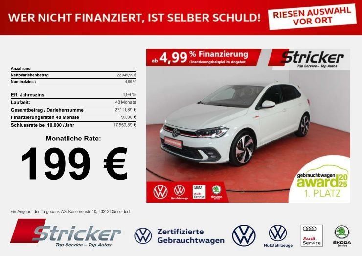 VW Polo 20.833 km 22.949 &euro; Detmold 32760