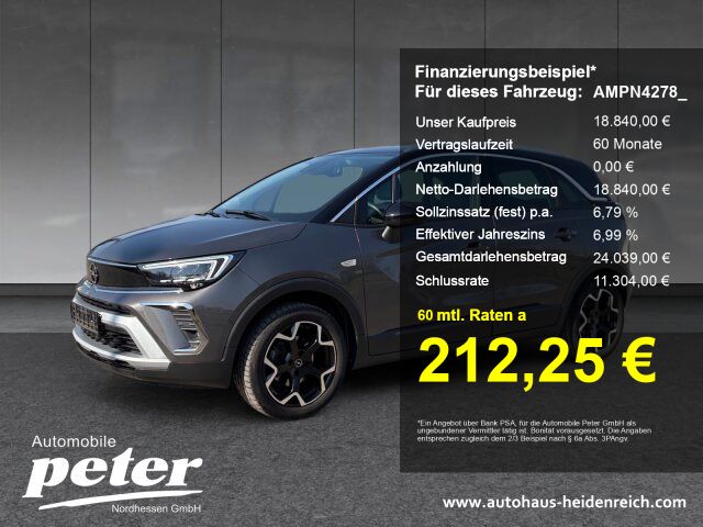 Opel Crossland (X) 38.100 km 18.840 &euro; Eschwege 37269
