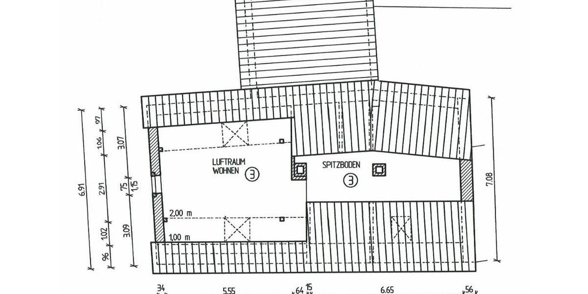 Dachgeschoßwohnung Albisheim (Pfrimm) - 2.5 Zimmer, 51 m&sup2;, 99.000&euro; | Angebot:26840316