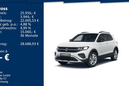 VW T-Cross 7.500 km 25.950 &euro; Mosbach 74821