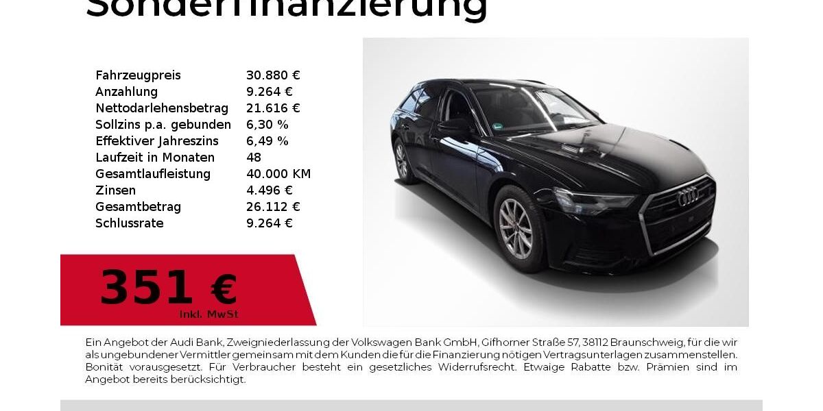Audi A6 89.100 km 28.780 &euro; Nürnberg 90411