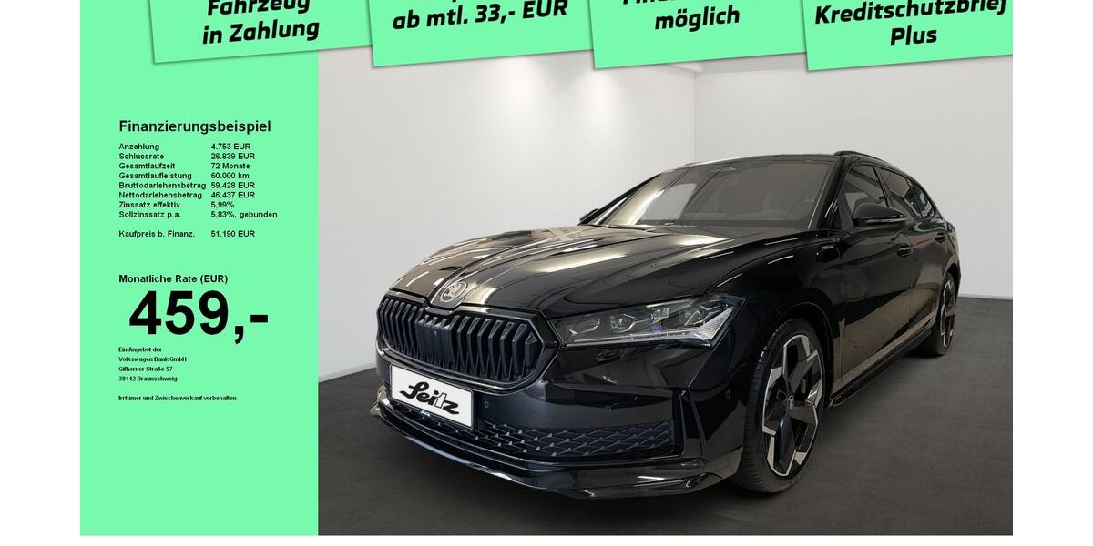 Skoda Superb 10.100 km 49.689 &euro; Kempten 87439