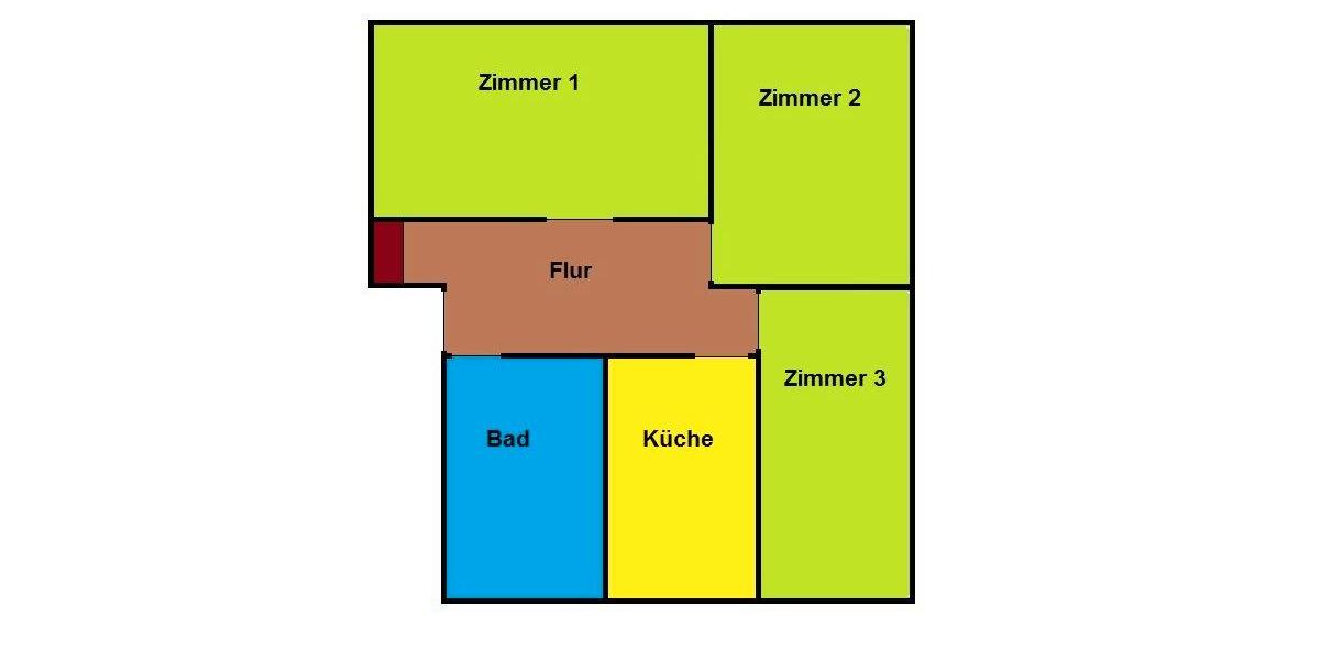 Etagenwohnung Marburg Marbach - 3 Zimmer, 59 m&sup2;, 230.000&euro; | Angebot:26039346