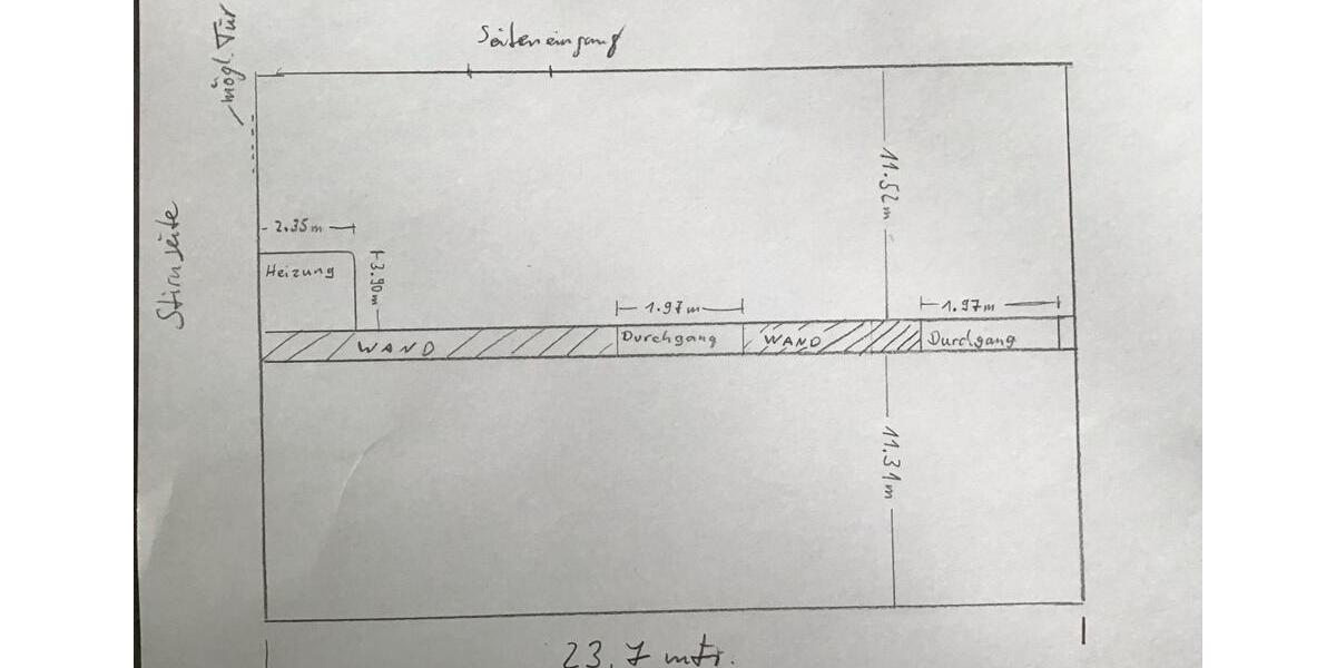 Einzelhandel Lagerfläche Bürofläche o.ä. zimmer