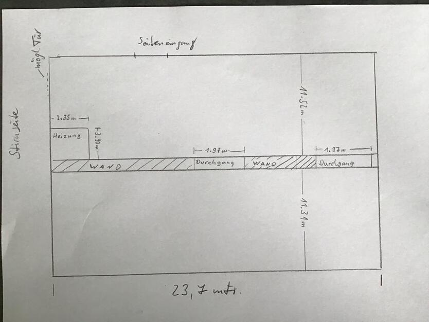Einzelhandel Lagerfläche Bürofläche o.ä. zimmer