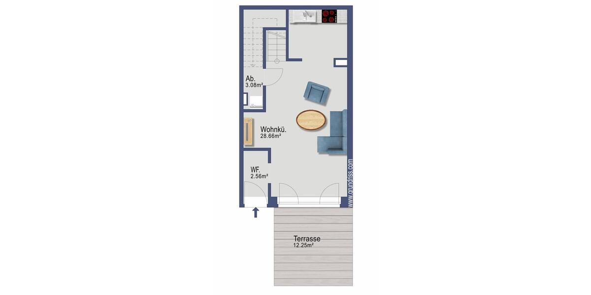 Reihenhaus Bad Bevensen - 2 Zimmer, 71 m&sup2;, 795&euro; | Angebot:26480342