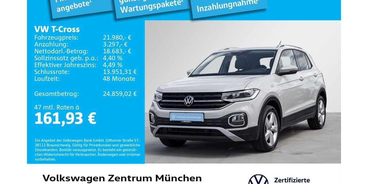 VW T-Cross 22.047 km 21.980 &euro; München 80687