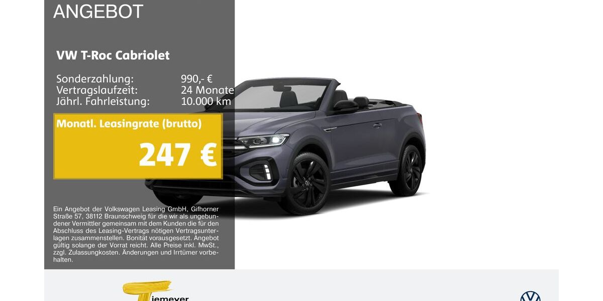 VW T-Roc 9.013 km 34.810 &euro; Recklinghausen 45663