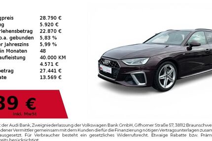 Audi A4 58.245 km 28.480 &euro; Dessau-Roßlau 06844