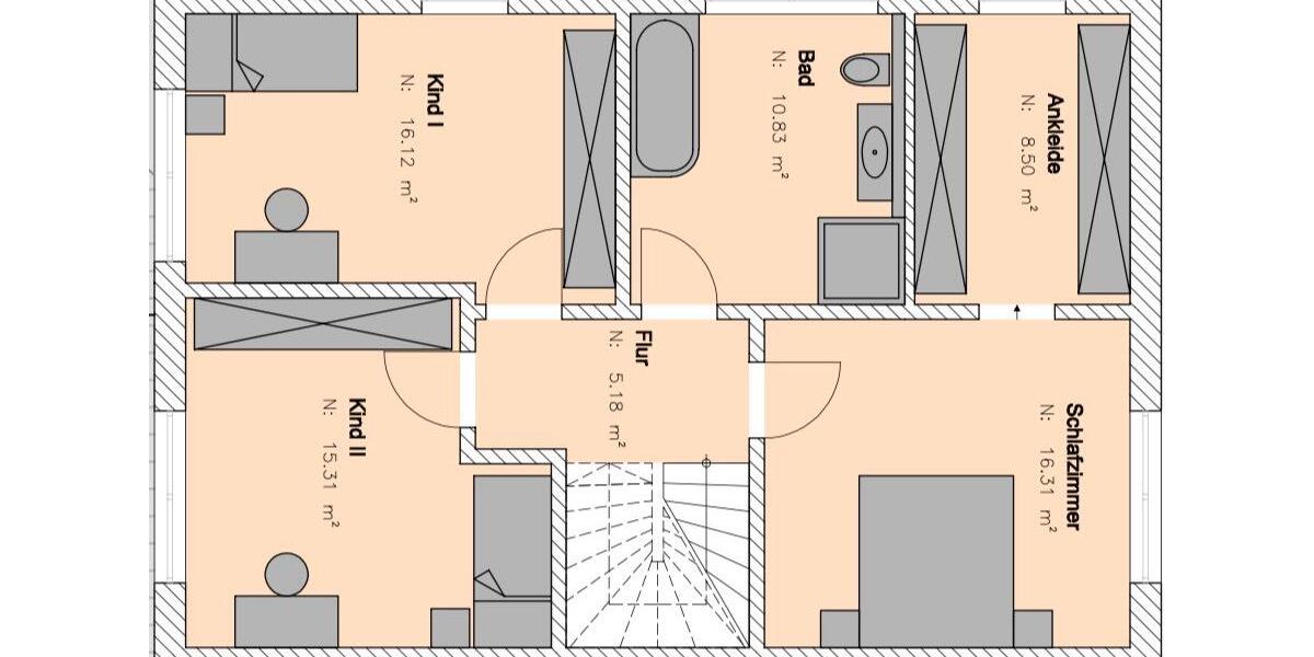 Doppelhaushälfte Windsbach - 5.5 Zimmer, 155 m&sup2;, 1.950&euro; | Angebot:26131452