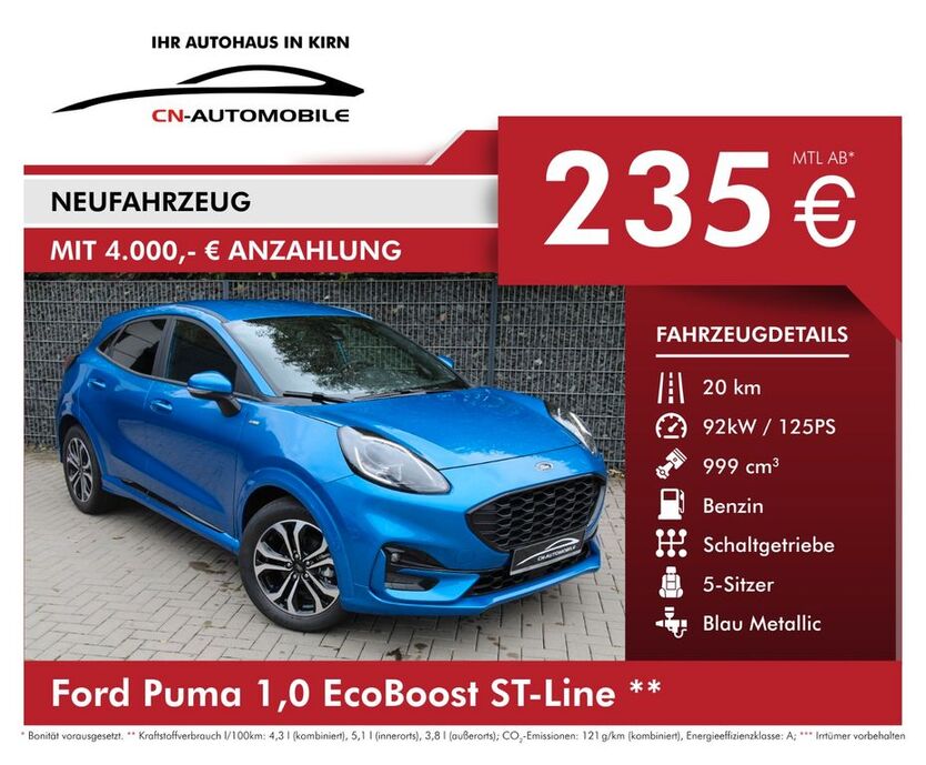Ford Puma 20 km 24.890 € Kirn 55606