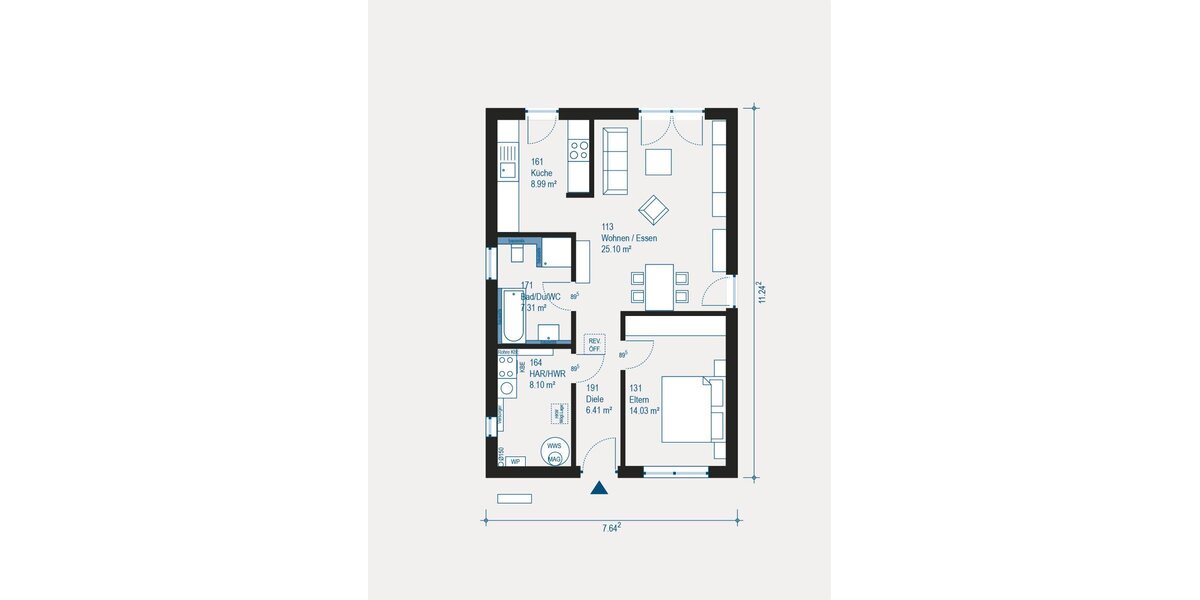 Inklusive Grundstück und freie Planung - KfW40 QNG möglich - Bungalow Diespeck | Angebot:27312076