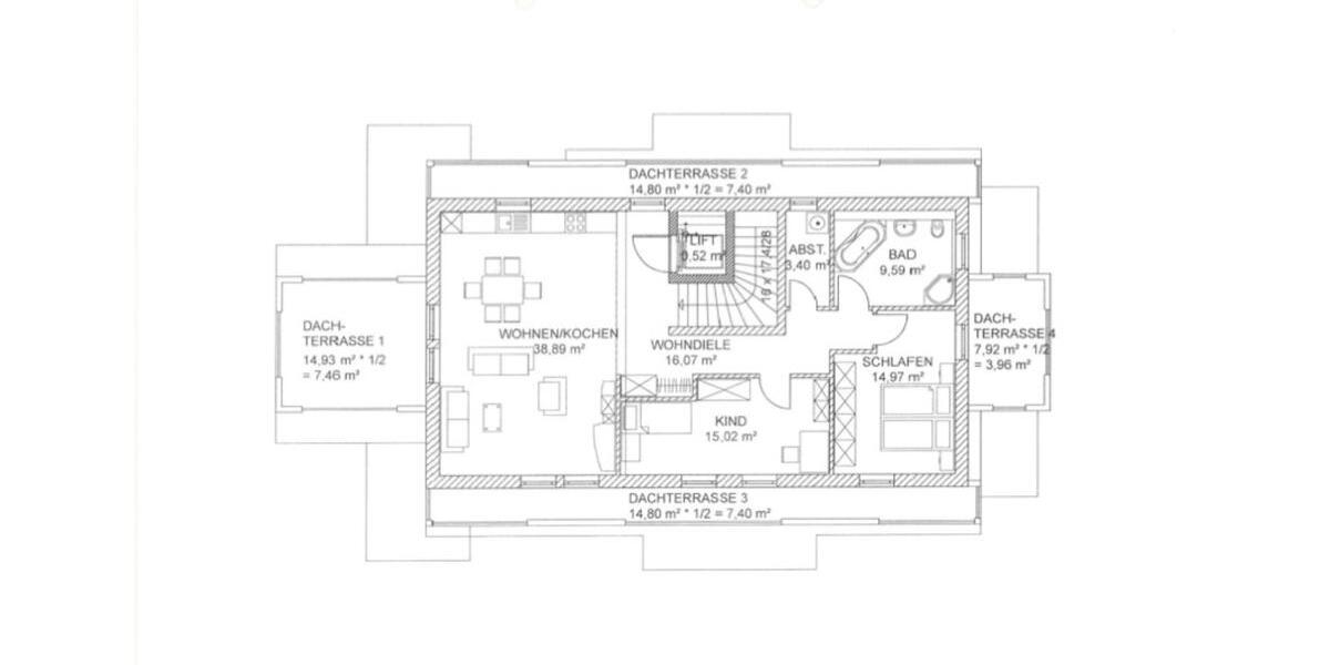Einfamilienhaus Neubiberg - 3 Zimmer, 125 m&sup2;, 2.050&euro; | Angebot:25881513