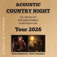 Acoustic Country Night mit Alina Sebastian & David Tarakona 11.09.2026 Musikwohnzimmer Rostock