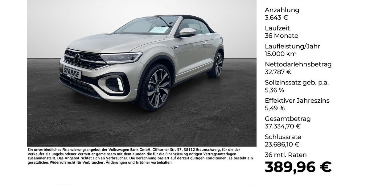 VW T-Roc 4.295 km 36.430 &euro; Versmold 33775