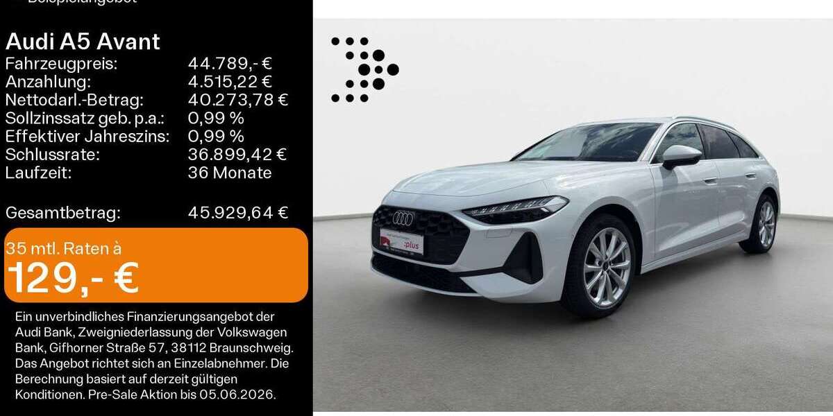 Audi A5 28.300 km 44.789 &euro; Hanau 63452
