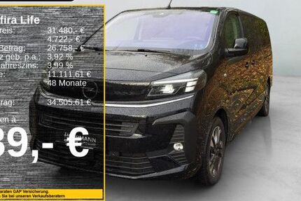 Opel Zafira Life 47.150 km 31.480 &euro; Attendorn 57439