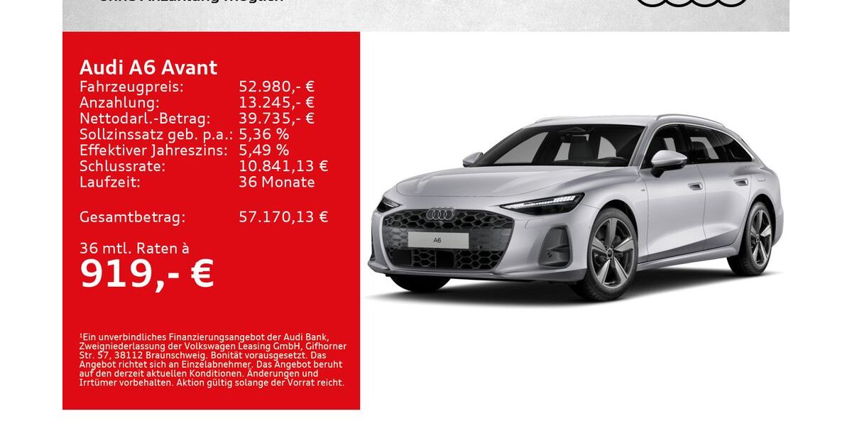 Audi A6 24.000 km 52.980 &euro; Kitzingen 97318