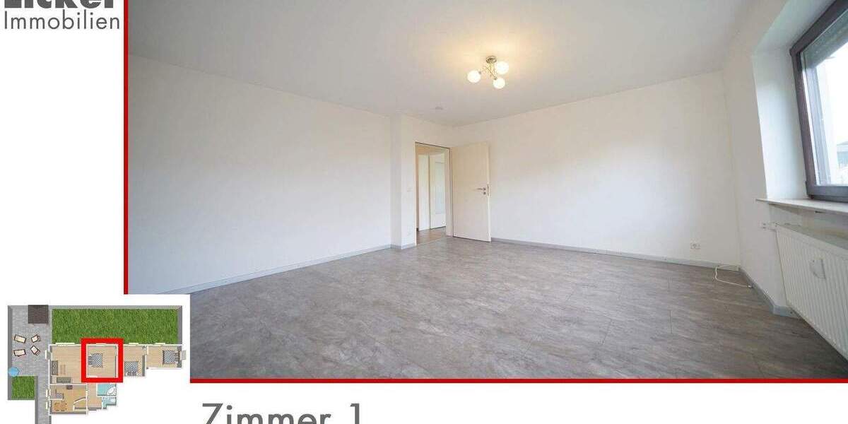 * Gartengeschoss-Whg. mit 130m² Terrassen- und Gartenfläche. 4 zimmer