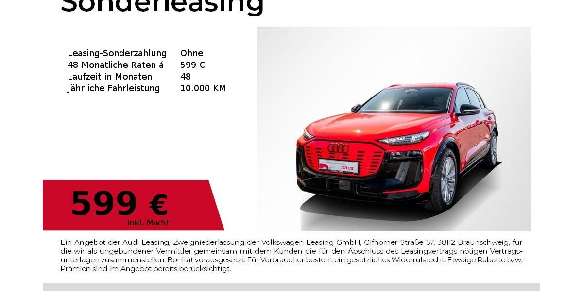 Audi Q6 e-tron 16.951 km 62.940 &euro; Magdeburg 39126