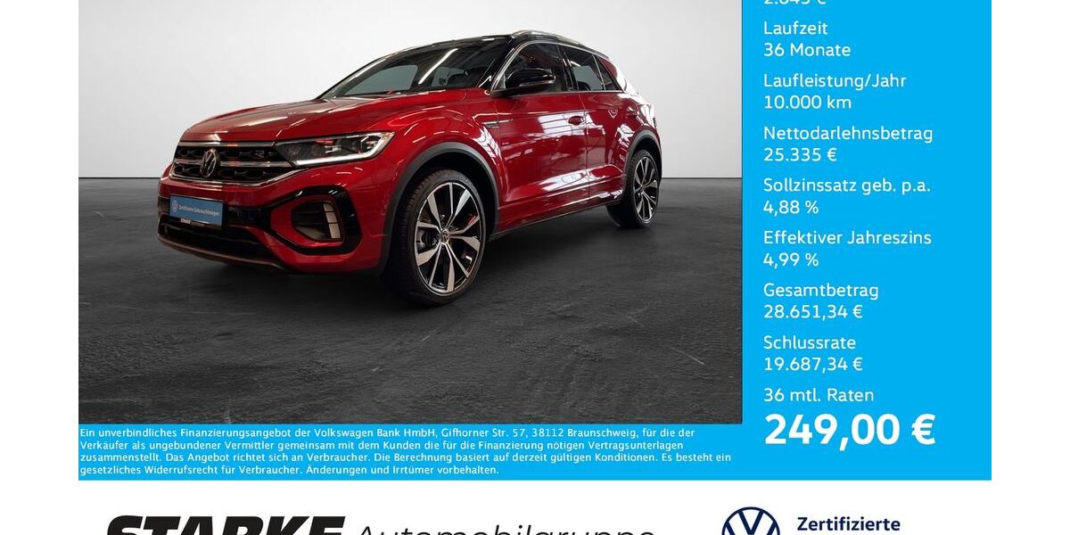VW T-Roc 9.457 km 27.980 &euro; Vechta 49377