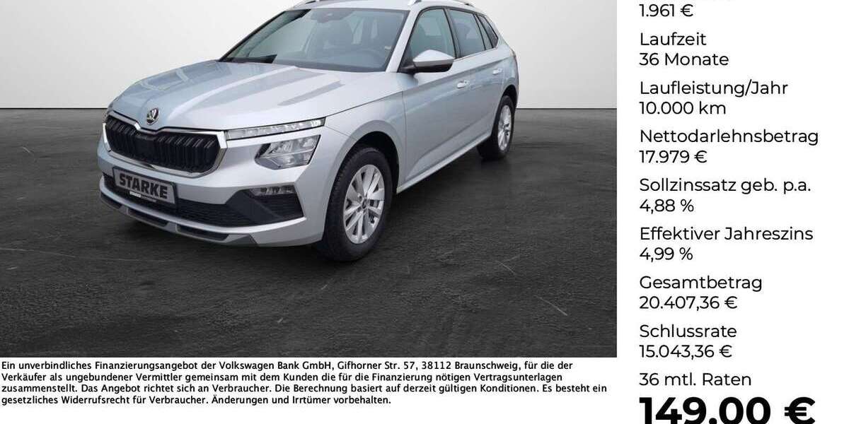 Skoda Kamiq 10.328 km 19.940 &euro; Osnabrück 49084