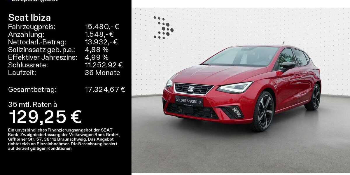 Seat Ibiza 77.897 km 15.480 &euro; Haßfurt 97437